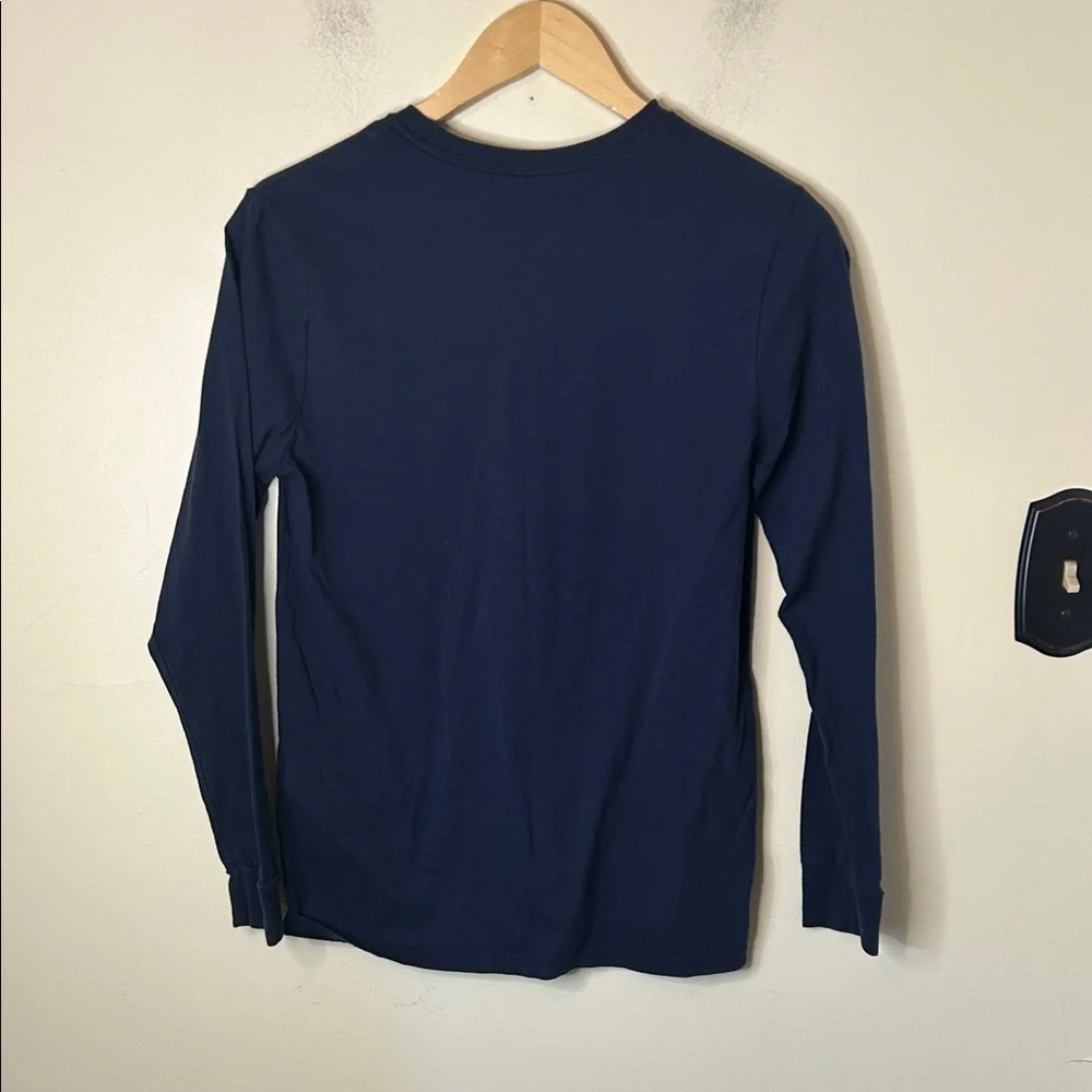 Kids Patagonia Navy Long Sleeve Shirt 100% Cotton